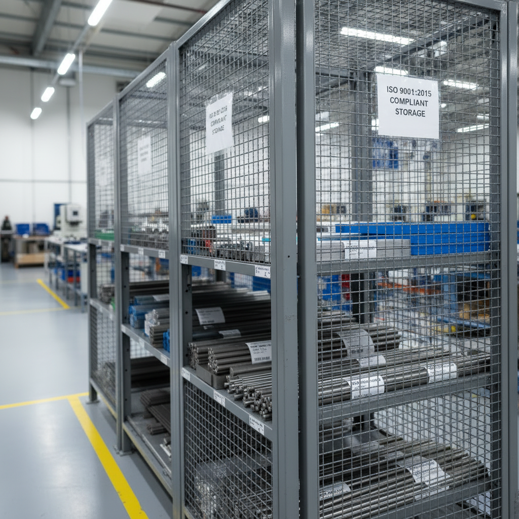ISO compliant materials storage